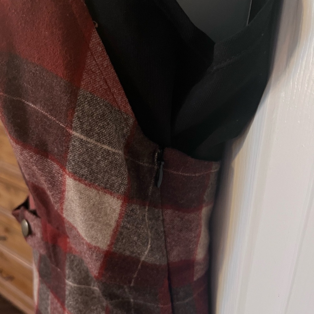 Pendleton Red and Black Plaid Mini Dress - Picture 4 of 8